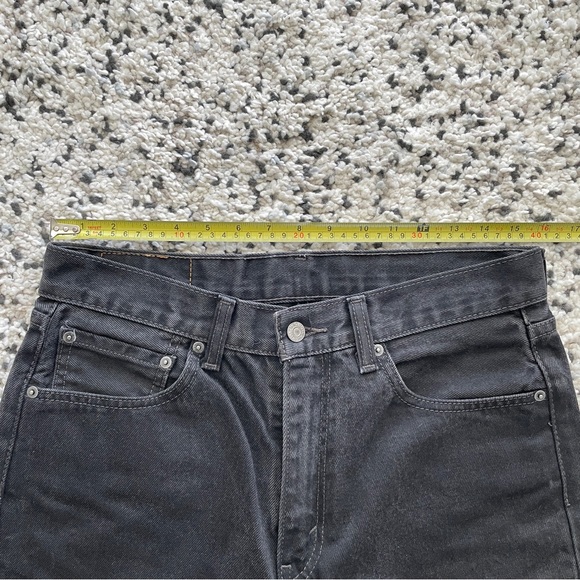 Levi’s 505 Black Jeans 33x30 - Picture 2 of 6